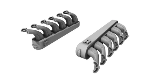 CMK - 1/72 P-40K/M/N Warhawk Late Type Fishtail Exhausts