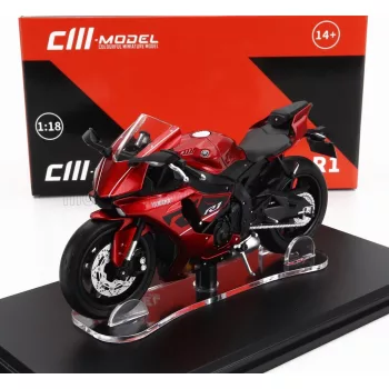 Cm-Models - YAMAHA YZF-R1 2022 RED BLACK