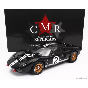   Cmr - Ford Usa Gt40 Mkii 7.0L V8 Team Shelby American Inc. N 2 Winner 24H Le Mans 1966 B.Mclaren - C.Amon Black Silver
