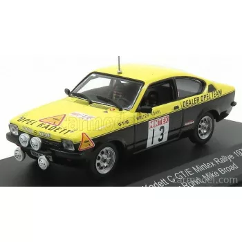   Cmr - Opel Kadett C Gt/E N 13 Rally Mintex 1977 Walter Rohrl - Mike Broad Yellow Black