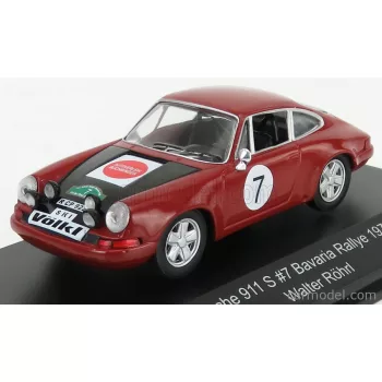   Cmr - Porsche 911S N 7 Rally Bavaria 1970 W.Rohrl Bordeaux Black