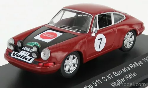 Cmr - Porsche 911S N 7 Rally Bavaria 1970 W.Rohrl Bordeaux Black