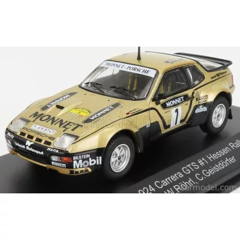   Cmr - Porsche 924 Carrera Gts N 1 Winner Rally Hessen 1981 W.Rohrl - C.Geistdorfer Gold Black