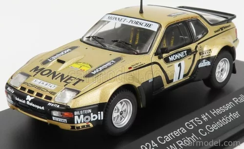 Cmr - Porsche 924 Carrera Gts N 1 Winner Rally Hessen 1981 W.Rohrl - C.Geistdorfer Gold Black
