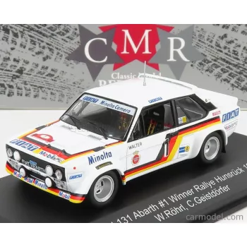   Cmr - Fiat 131 Abarth N 1 Winner Rally Hunsruck 1979 W.Rohrl - C.Geistdorfer White Red