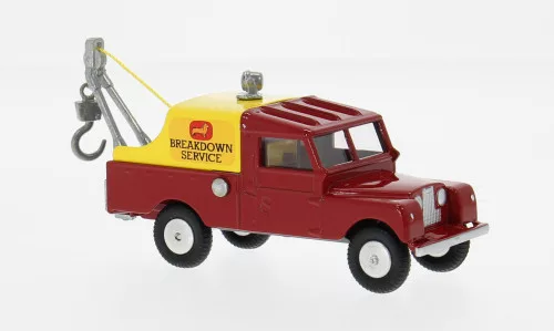 Corgi - Land Rover Breakdown Truck, rot/gelb, 1:43