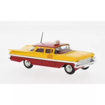 Corgi - Chevrolet Taxi Cab, rot/gelb, 1965, 1:50
