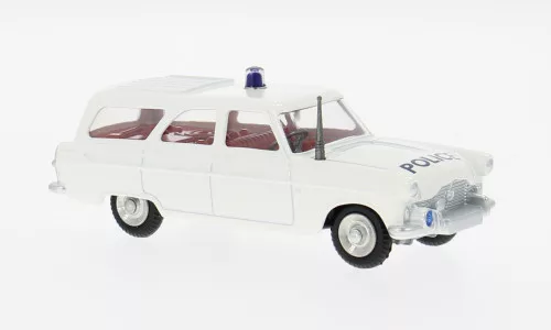 Corgi - Ford Zephyr Motorway Patrol, weiss, 1960, 1:48