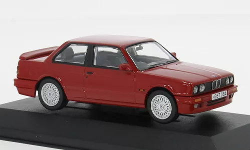 Corgi - BMW 325i (E30) M-Technic 2, rot, 1:43