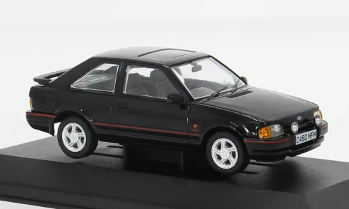 Corgi - Ford Escort Mk IV XR3i, schwarz/rot, 1986, 1:43