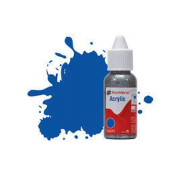   Humbrol - HUMBROL ACRYLIC DROPPER BOTTLE 14ML No 14 French Blue - Gloss