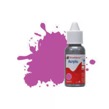   Humbrol - HUMBROL ACRYLIC DROPPER BOTTLE 14ML No 58 Magenta Matt
