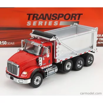   Dm-Models - International Hk620 Truck Cassone Ribaltabile 4-Assi 2010 Red