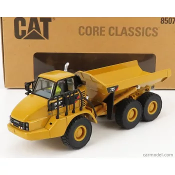   Dm-Models - Caterpillar Cat725 Cassone Ribaltabile Cava 3-Assi - Articulated Truck Yellow Black