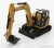 Dm-Models - Caterpillar Cat308 Cr Escavatore Cingolato - Tractor Hydraulic Mini Excavator Yellow Black