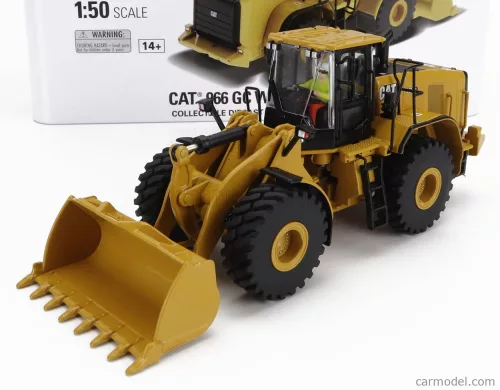 Dm-Models - Caterpillar Cat966Gc Ruspa Gommata - Scraper Tractor Wheel Loader Yellow Black