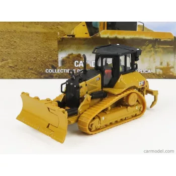   Dm-Models - Caterpillar Catd5 Dozer Ruspa Cingolata - Scraper Type Tractor Yellow Black