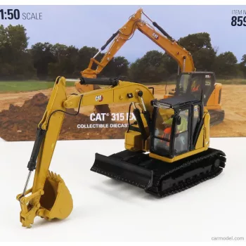   Dm-Models - Caterpillar Catm315 Escavatore Cingolato - Tractor Hydraulic Excavator Scraper Yellow Black