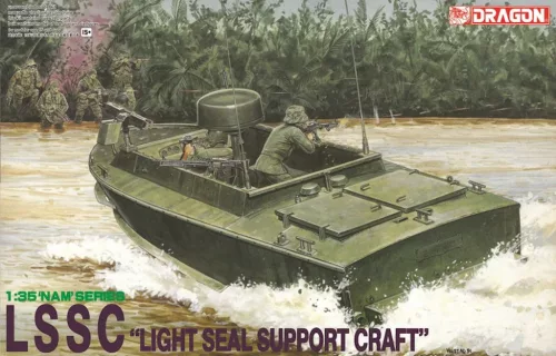 Dragon Armor - American LSSC "Light SEAL Support Craft" with Crew - 6 figures