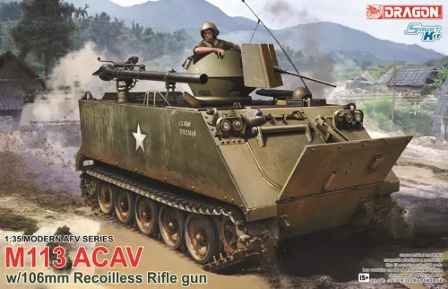 Dragon Armor - M113 ACAV Armored Cavalry Assault Vehicle with 106mm Recoilless Rifle