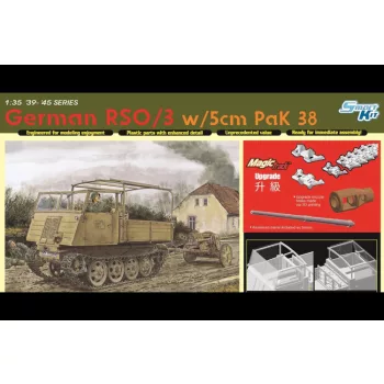   Dragon Armor - German Fully Tracked Lightweight Vehicle RSO/03 with Anti-Tank Gun 5cm PaK 38 