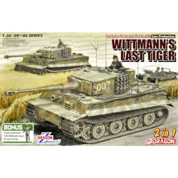   Dragon Armor - German heavy tank Sd.Kfz.181 Tiger I Late Production "Wittmann's Last Tiger" [2023 Upgrade Version] (2 in 1) - Smart Kit