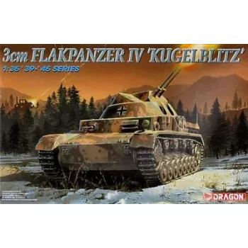   Dragon Armor - German Anti-Aircraft Tank Flakpanzer IV (3cm) "Kugelblitz" - Smart Kit