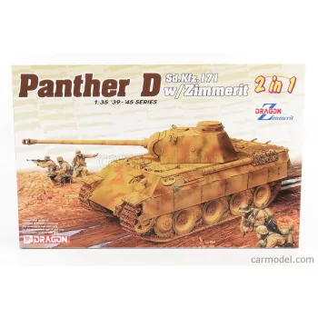   Dragon Armor - Tank Panther-D Sd.Kfz.171 W-Zimmerit 1939 - 1945 Military