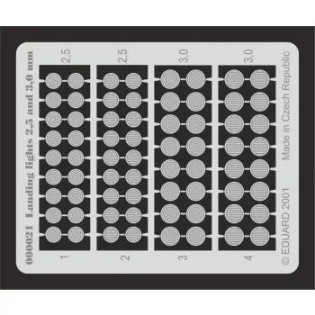 Eduard - Landing Lights 2,5 and 3mm