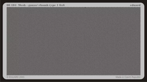 Eduard - Gitter / Mesh rhomb type 1 6 x 6