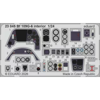 Eduard - Bf 109G-6 interior for Airfix