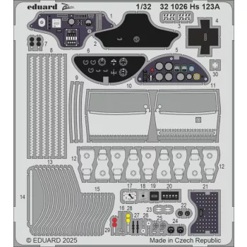 Eduard - Hs 123A 1/32 for ICM