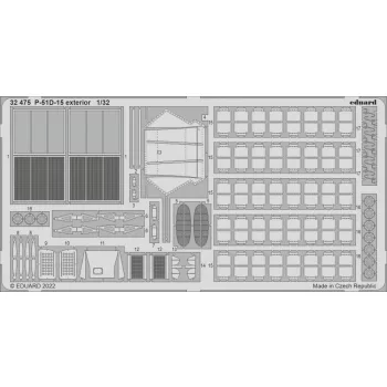 Eduard - P-51D-15 Exterior For Revell