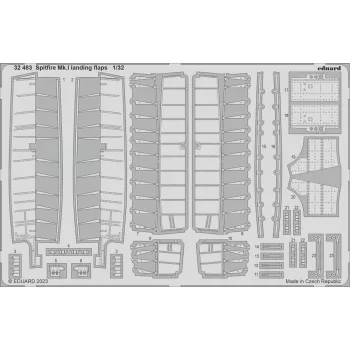 Eduard - Spitfire Mk.I landing flaps 1/32 KOTARE