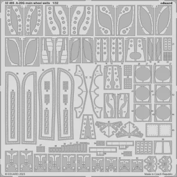 Eduard - A-20G main wheel wells 1/32 HKM