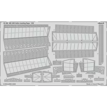 Eduard - MC.205 Veltro landing flaps  ITALERI
