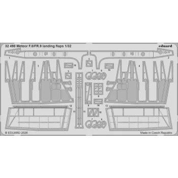 Eduard - Meteor F.8/FR.9 landing flaps for Revell