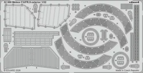 Eduard - Meteor F.8/FR.9 exterior for Revell