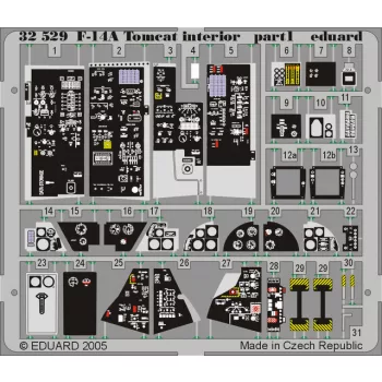 Eduard - F-14A Tomcat Interior for Tamiya