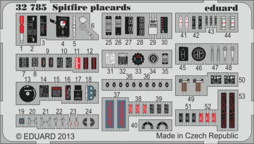 Eduard - Spitfire Placards