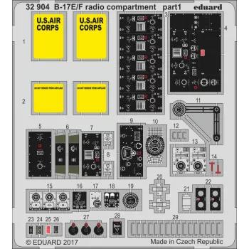 Eduard - B-17E/F Radio Compartment for Hk Model