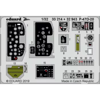 Eduard - P-47D-20 Interior for Trumpeter