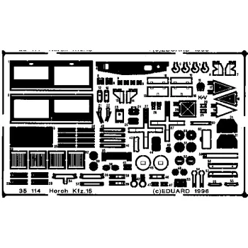 Eduard - Horch Kfz. 15 Detail