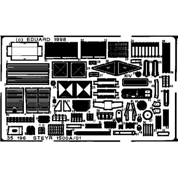 Eduard - Steyer 1500A/01 Detail