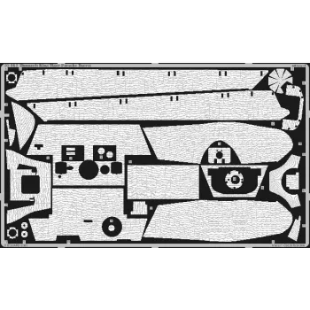 Eduard - Zimmerit King Tiger Porsche Turret