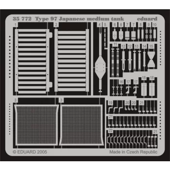 Eduard - Type 97 Japanese Medium Tank for Tamiya 35137