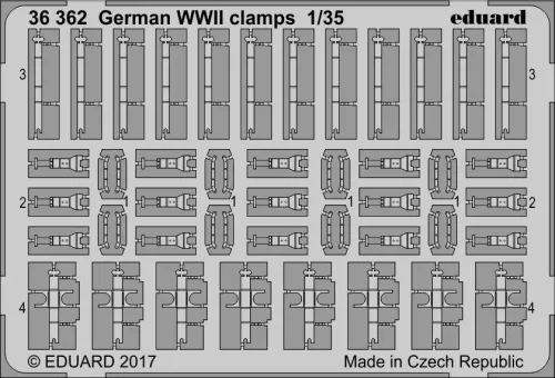 Eduard - German WW2 clamps