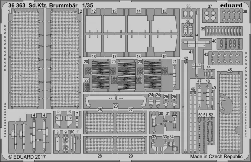 Eduard - Sd.Kfz.166 Brummbär for Tamiya