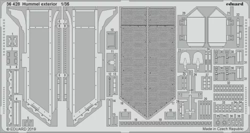 Eduard - Hummel exterior for Tamiya