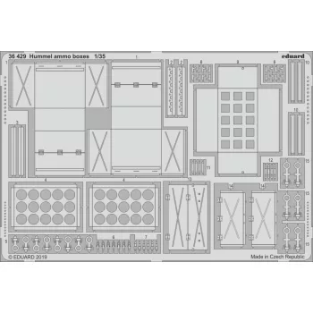 Eduard - Hummel ammo boxes for Tamiya